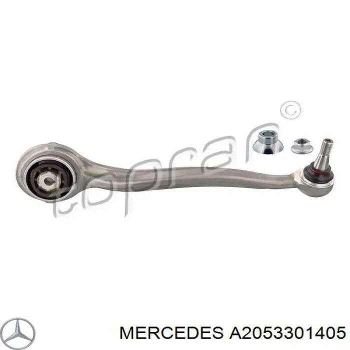 Купити A2053301405 Mercedes Важіль передньої підвіски нижній, правий