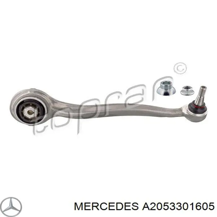 Купити A2053301605 Mercedes Важіль передньої підвіски нижній, правий