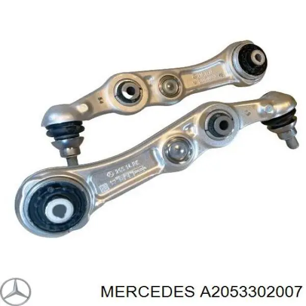 Важіль передньої підвіски нижній, правий Mercedes A2053302007 ціна, від 126.69 USD