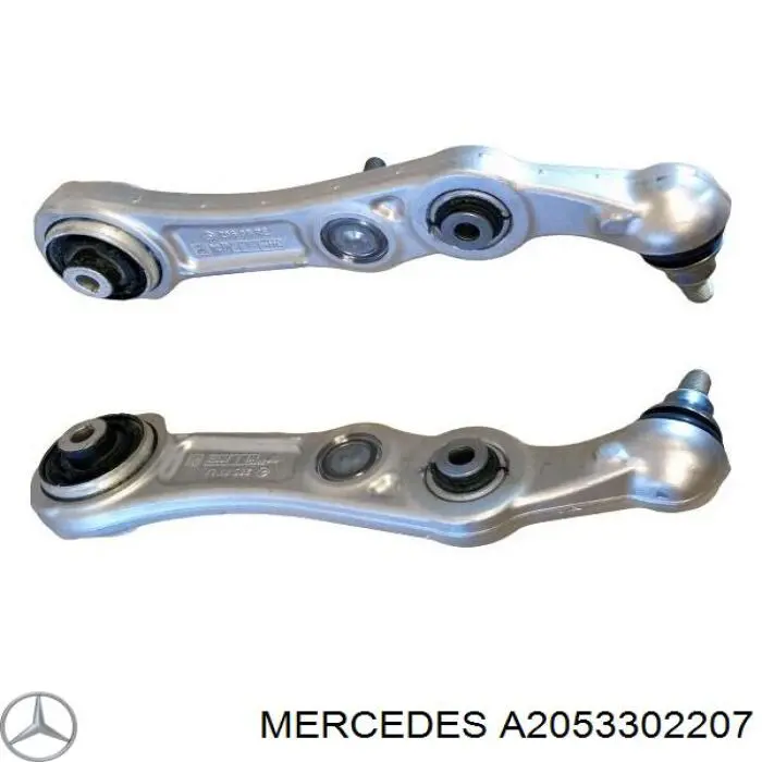 Важіль передньої підвіски нижній, правий A2053302207 Mercedes