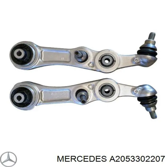Купити A2053302207 Mercedes Важіль передньої підвіски нижній, правий