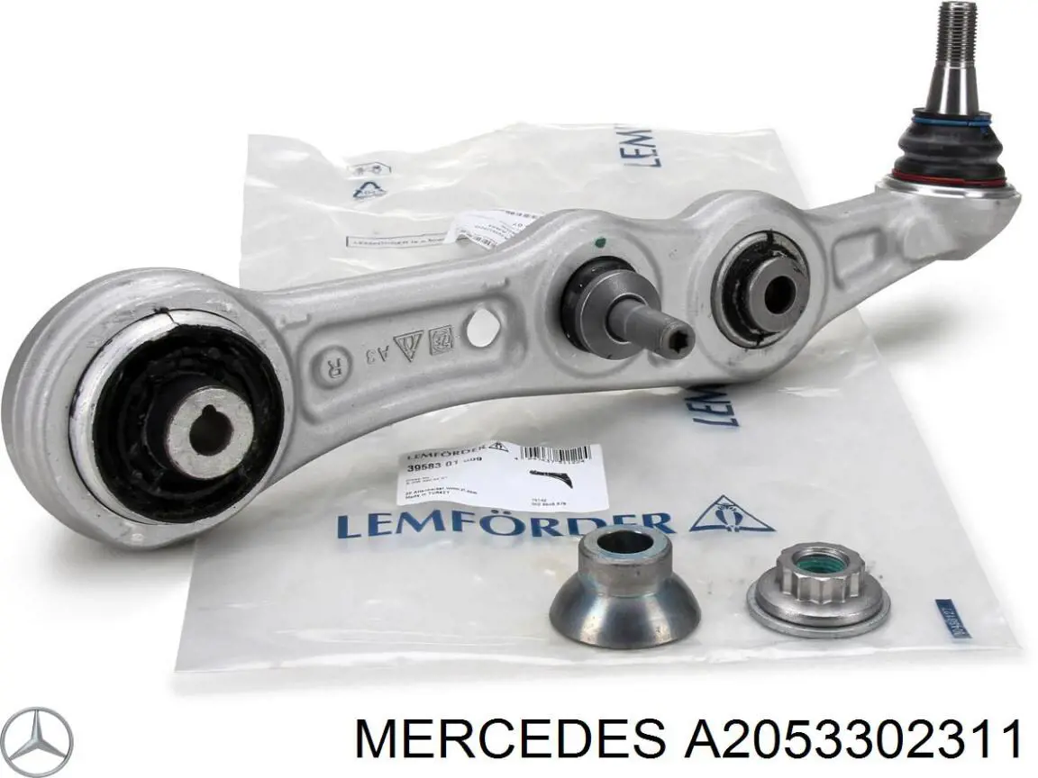 Важіль передній лівий Mercedes A2053302311 ціна, від 280.96 USD