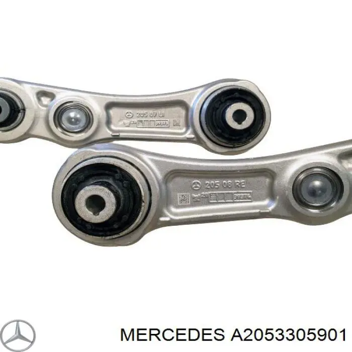 Важіль передньої підвіски нижній, лівий A2053305901 Mercedes