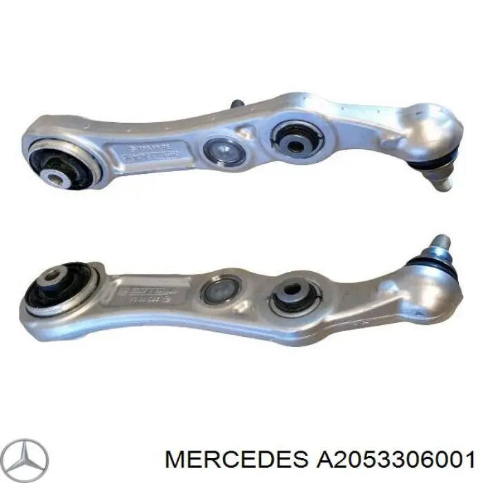 Важіль передньої підвіски нижній, правий Mercedes A2053306001 ціна, від 120.36 USD