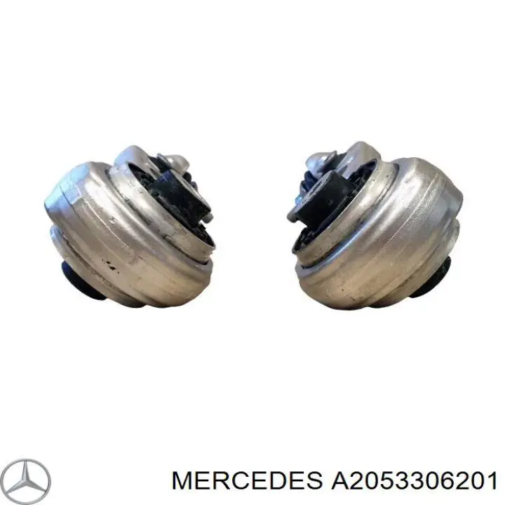 Важіль передньої підвіски нижній, правий A2053306201 Mercedes