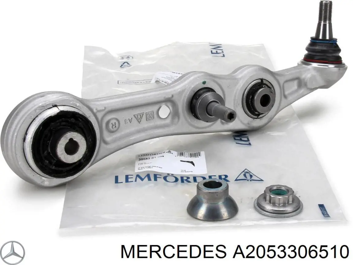 Важіль передньої підвіски нижній, лівий A2053306510 Mercedes