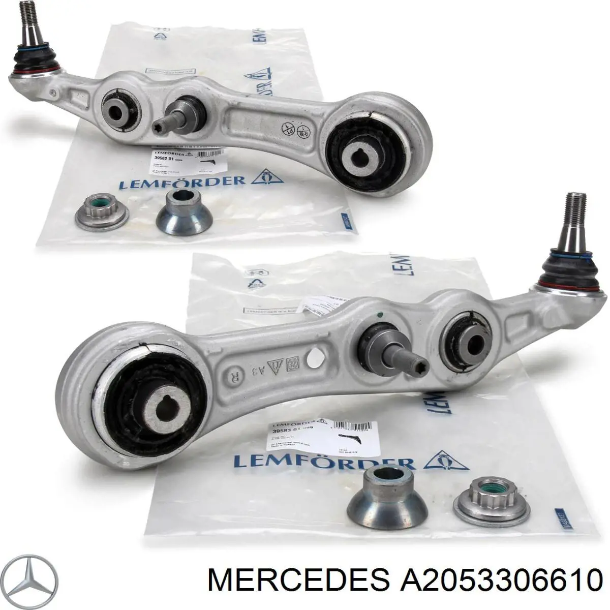 Купити A2053306610 Mercedes Важіль передньої підвіски нижній, правий