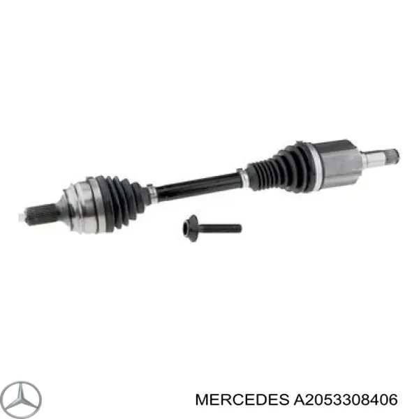 Піввісь передня, права Mercedes A2053300003 ціна, від 73.07 USD
