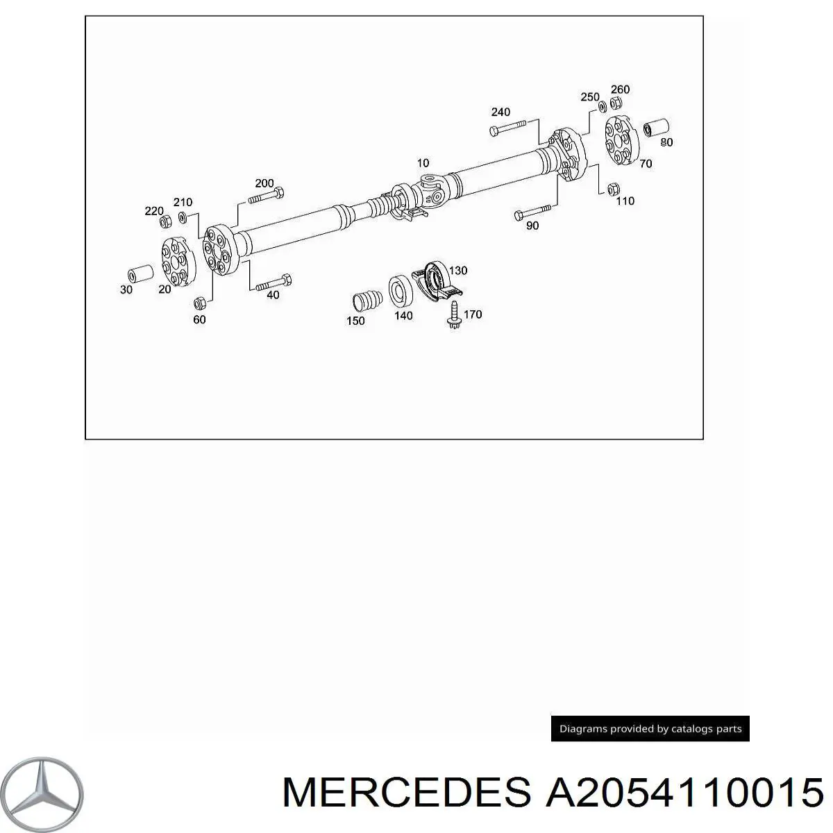  A2054110015 Mercedes