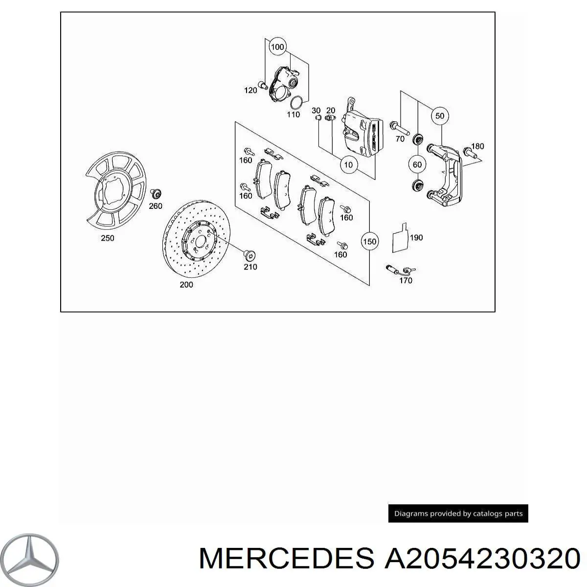 A2054230320 Mercedes 