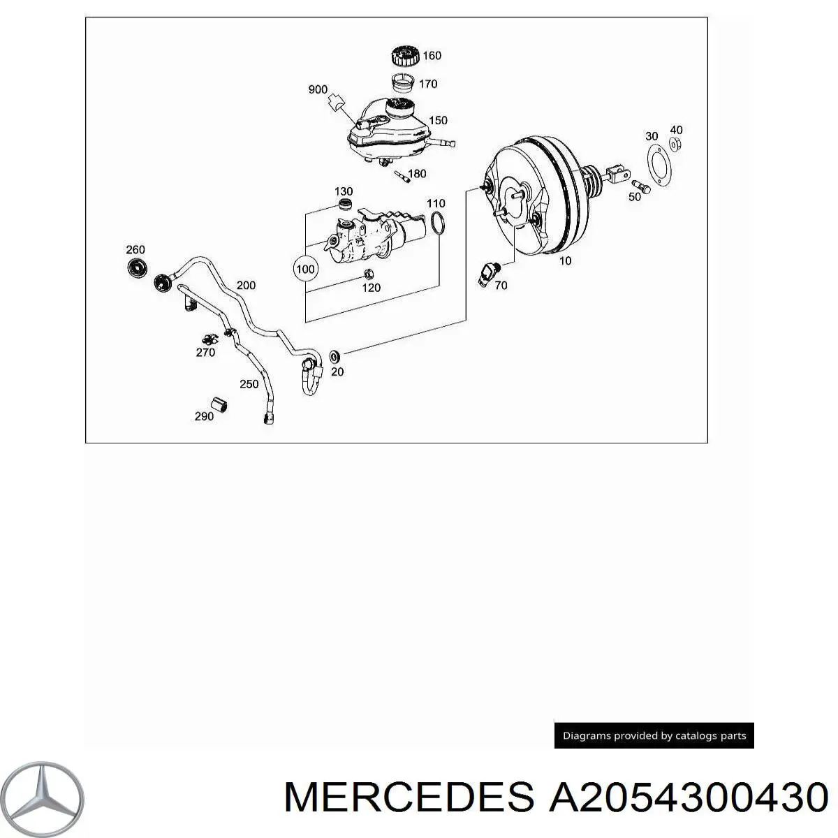 Вакуумника Mercedes A2054300430 ціна, від 63.49 USD