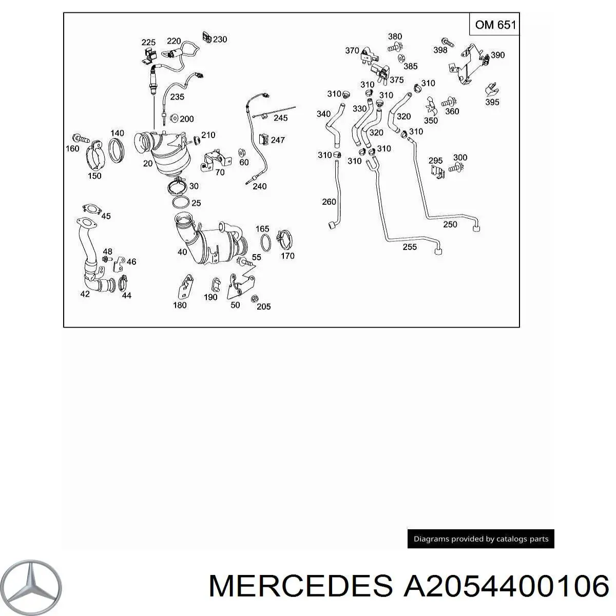 A2054400106 Mercedes 