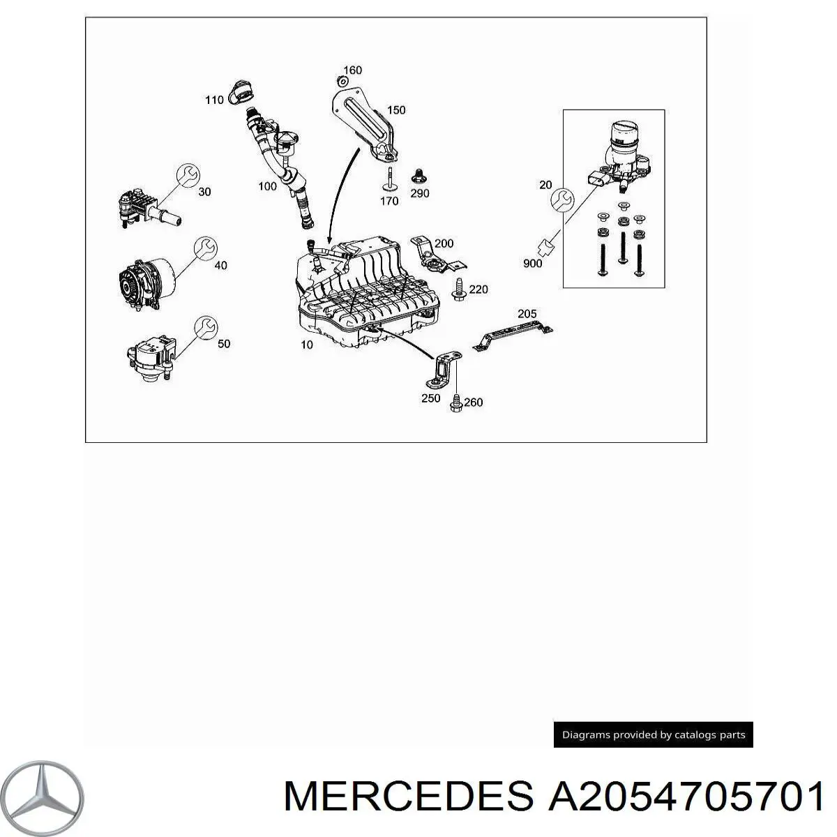 Бак AD BLUE Mercedes A2054705701 ціна, від 401.44 USD