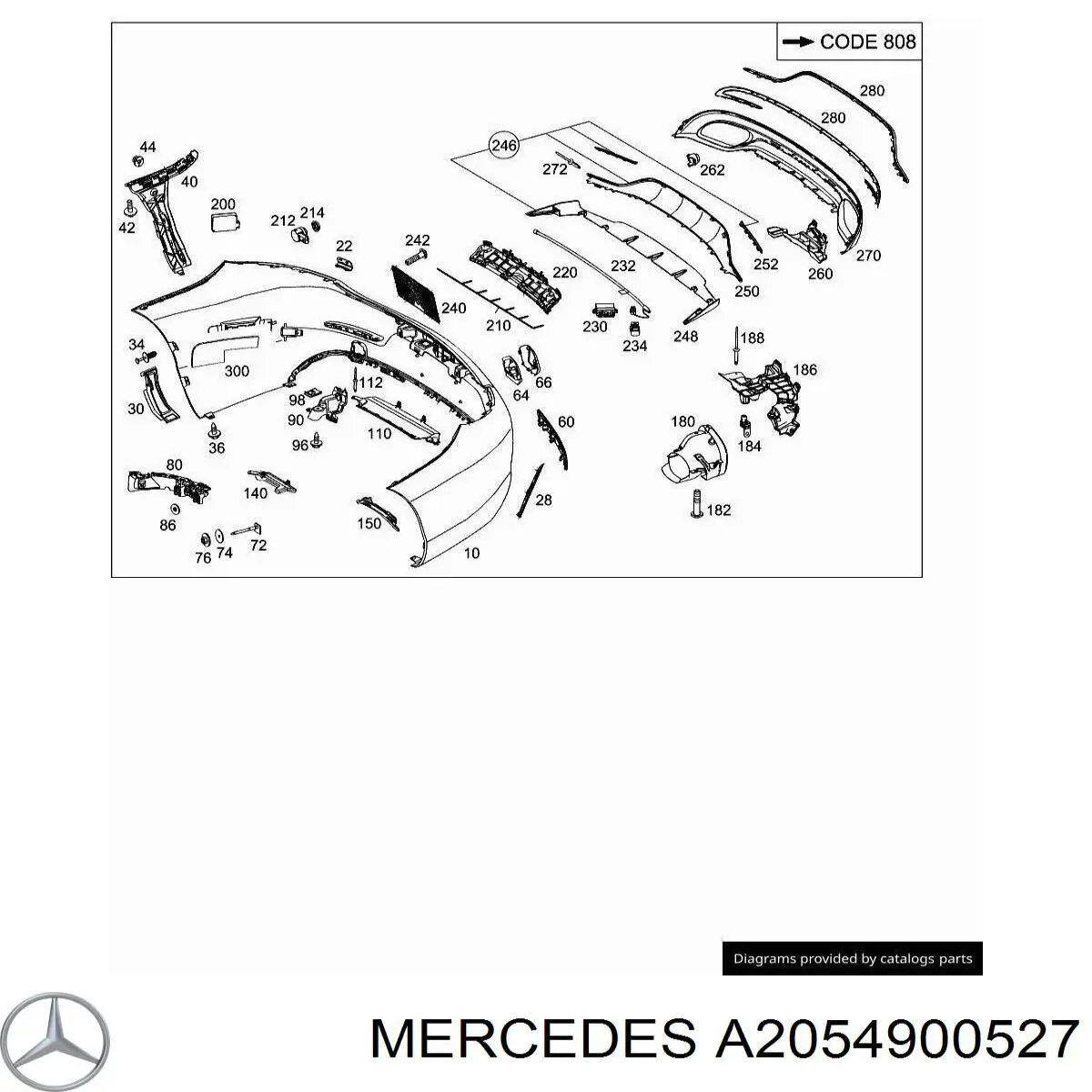 A2054900527 Mercedes Глушилка
