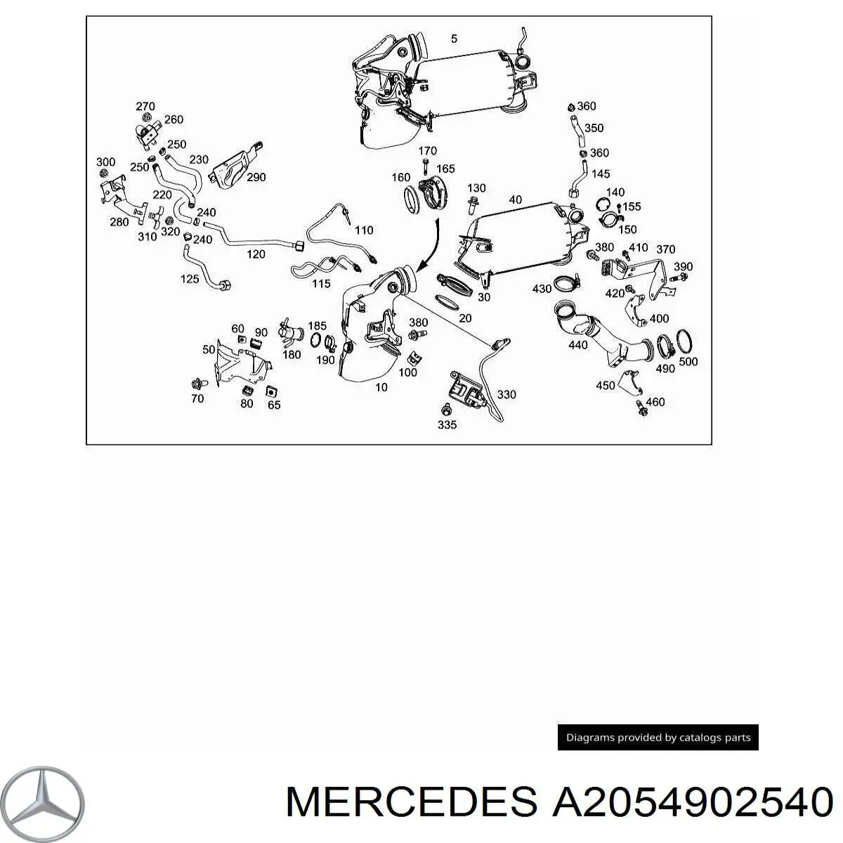 A2054902540 Mercedes 