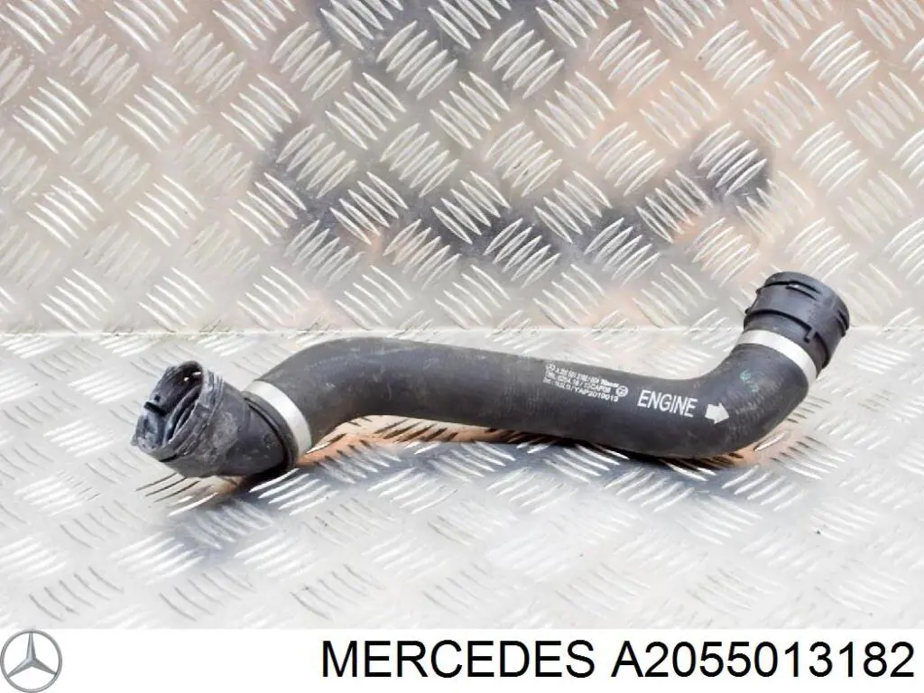 Шланг/патрубок радіатора охолодження, верхній Mercedes A2055013182 ціна, від 22.50 USD