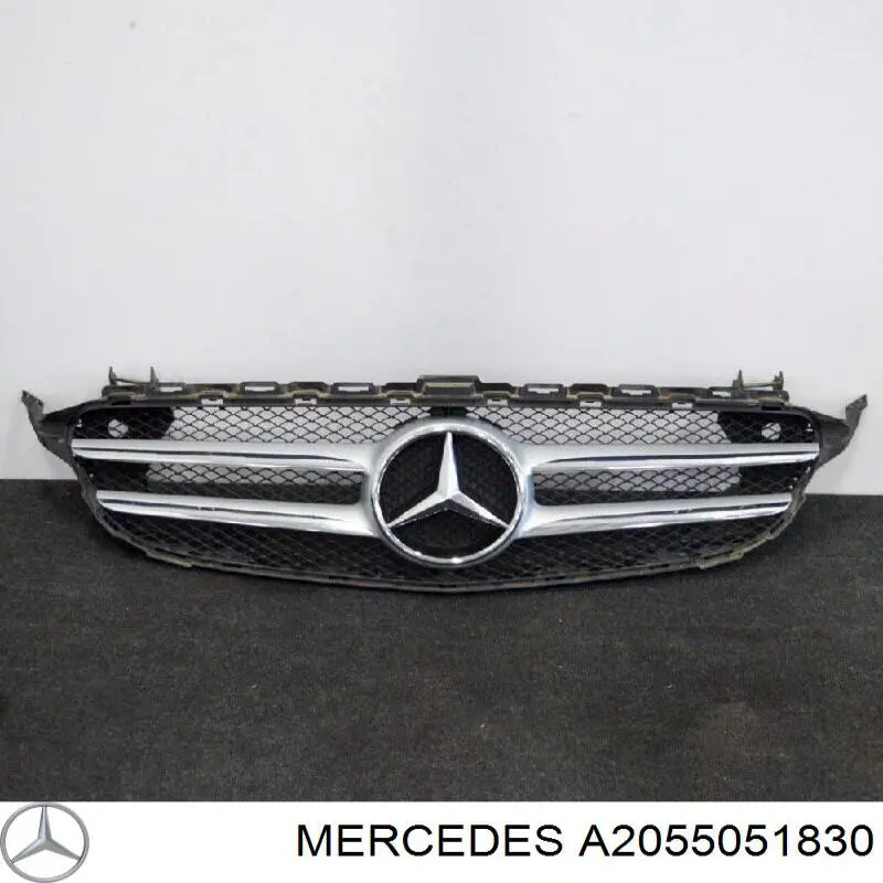 A2055051830 Mercedes повітропровід радіатора