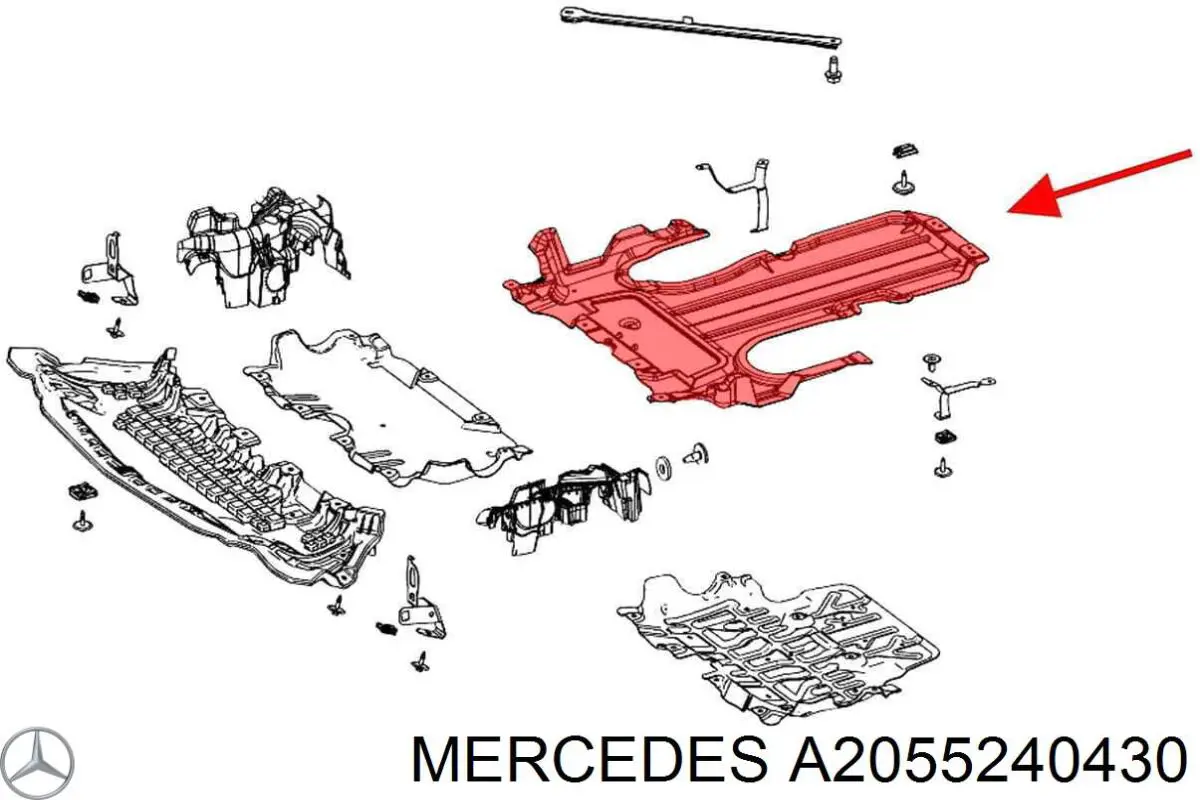Купити A2055240430 Mercedes 
