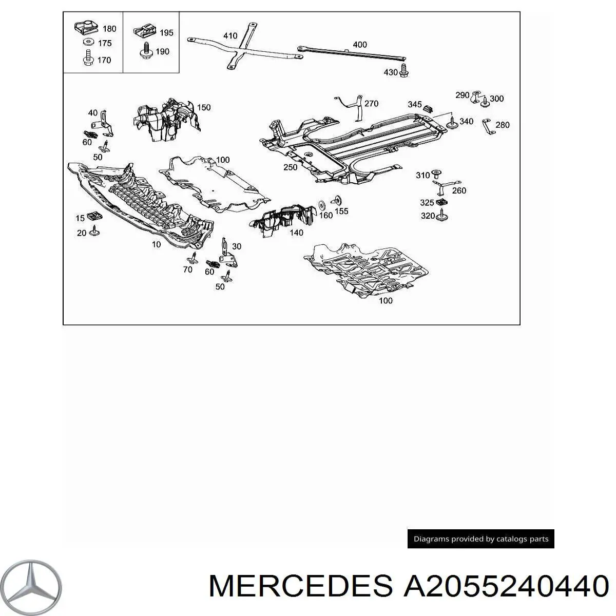 Купити A2055240440 Mercedes 