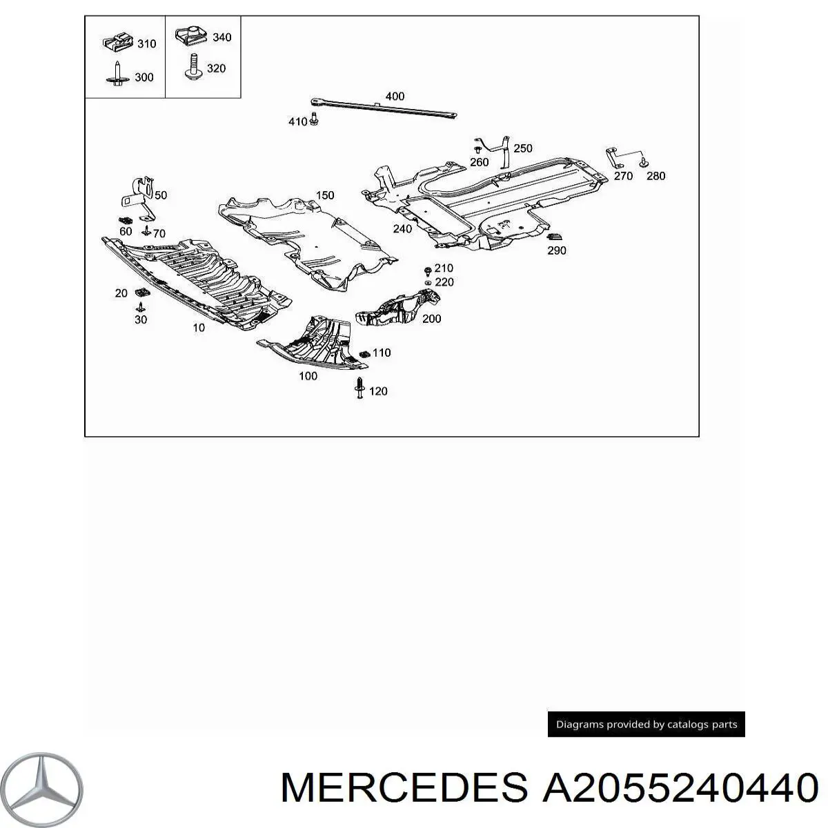  Mercedes A2055240440 ціна, від 7.33 USD