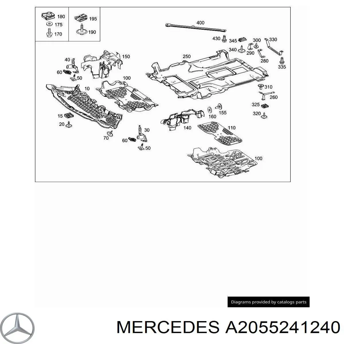 Mercedes A2055241240 ціна, від 7.60 USD