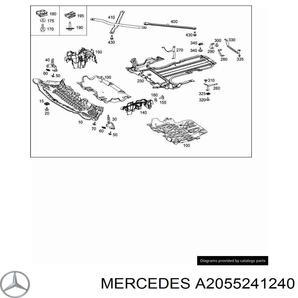Купити A2055241240 Mercedes 