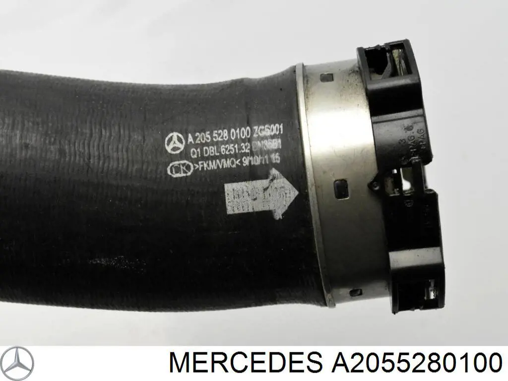 A2055280100 Mercedes Шланг/патрубок интеркуллера