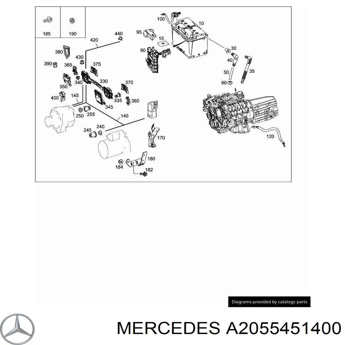 A2055451400 Mercedes 