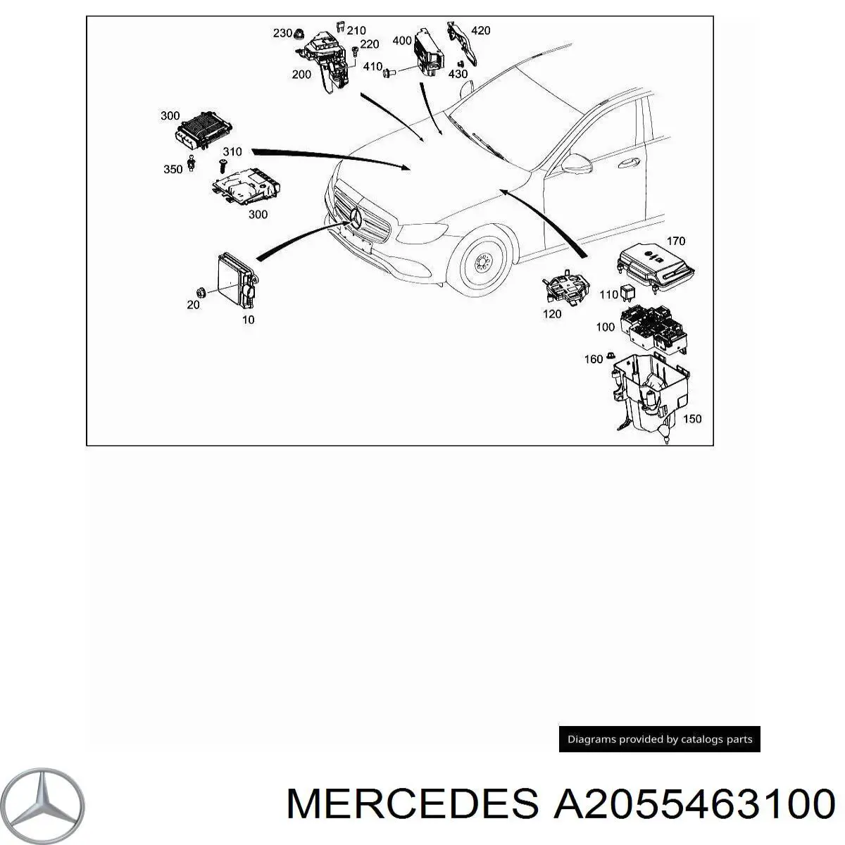 Купити A2055463100 Mercedes 