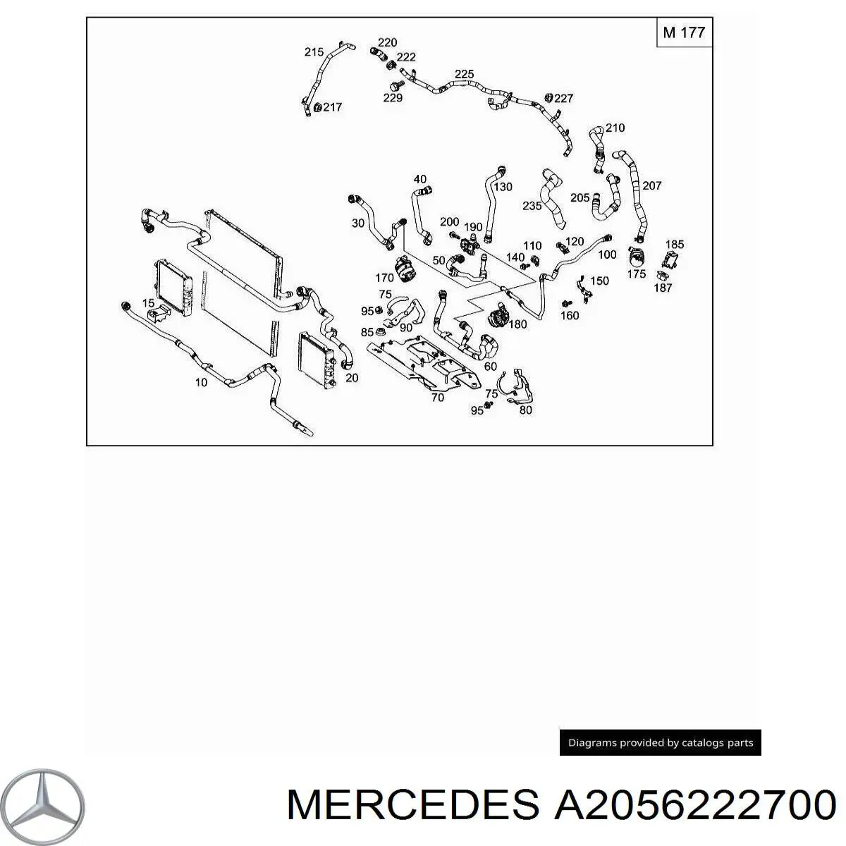 A2056222700 Mercedes 
