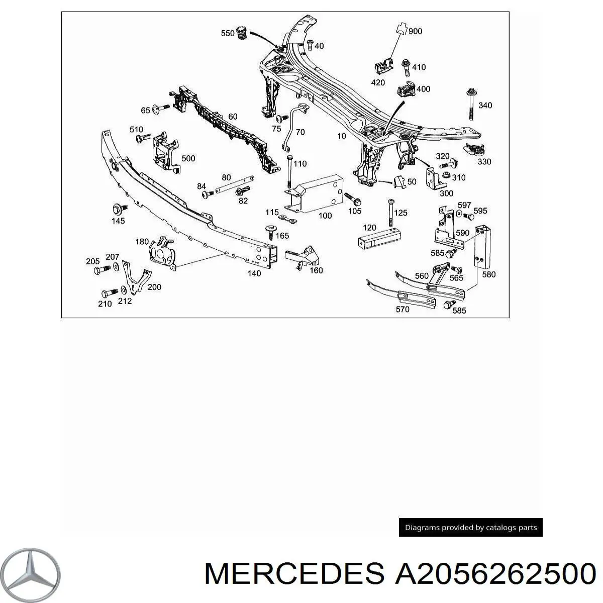  Mercedes A2056262500 ціна, від 2.53 USD