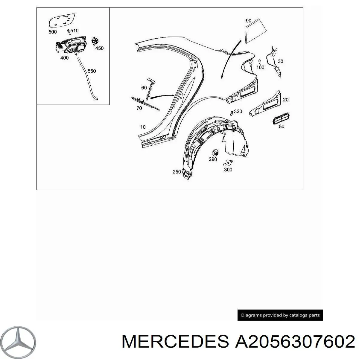 A2056307602 Mercedes 