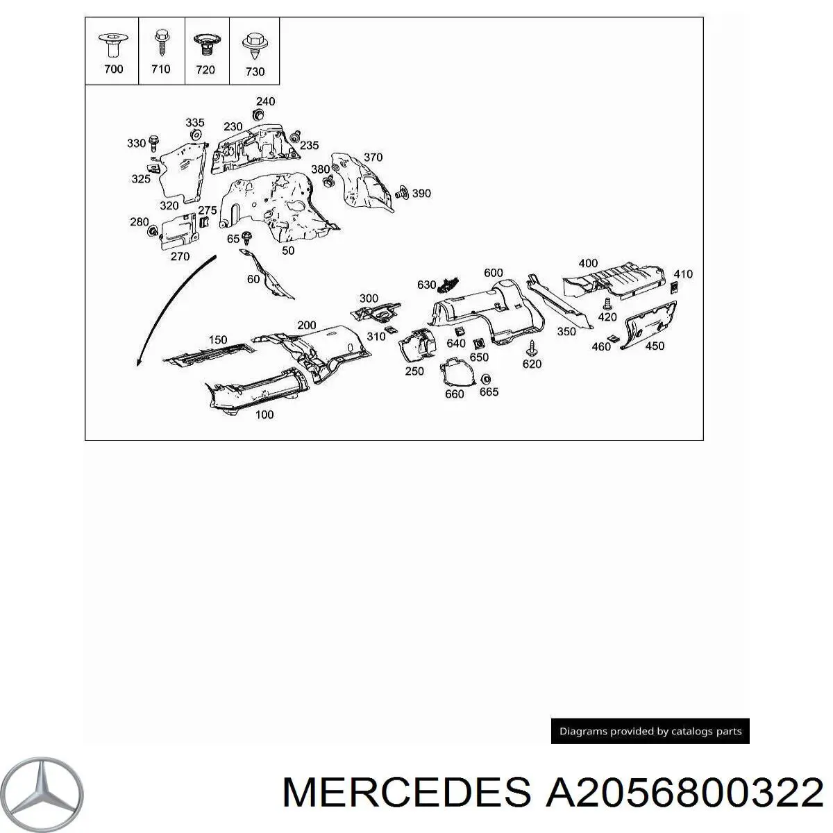 A2056800322 Mercedes 