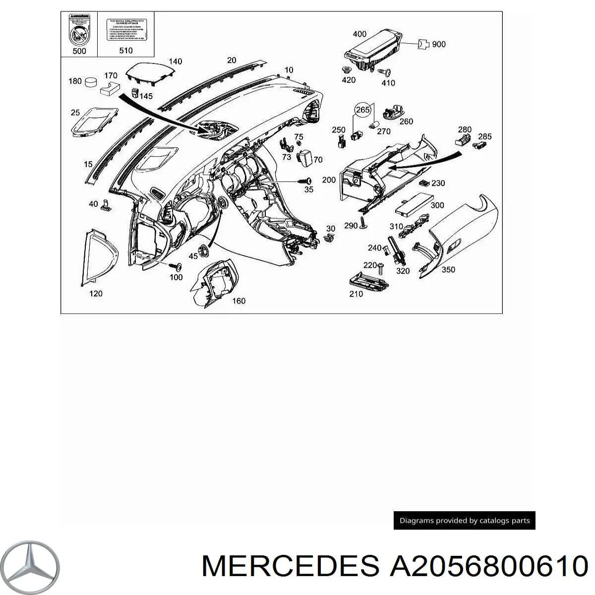A2056800610 Mercedes 