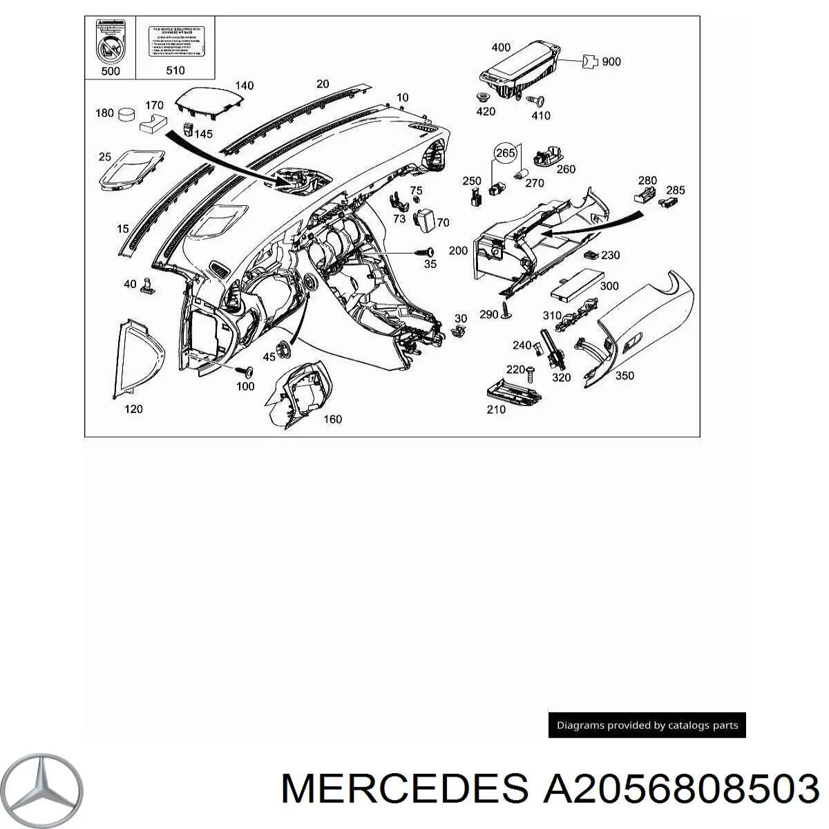 A2056808503 Mercedes 