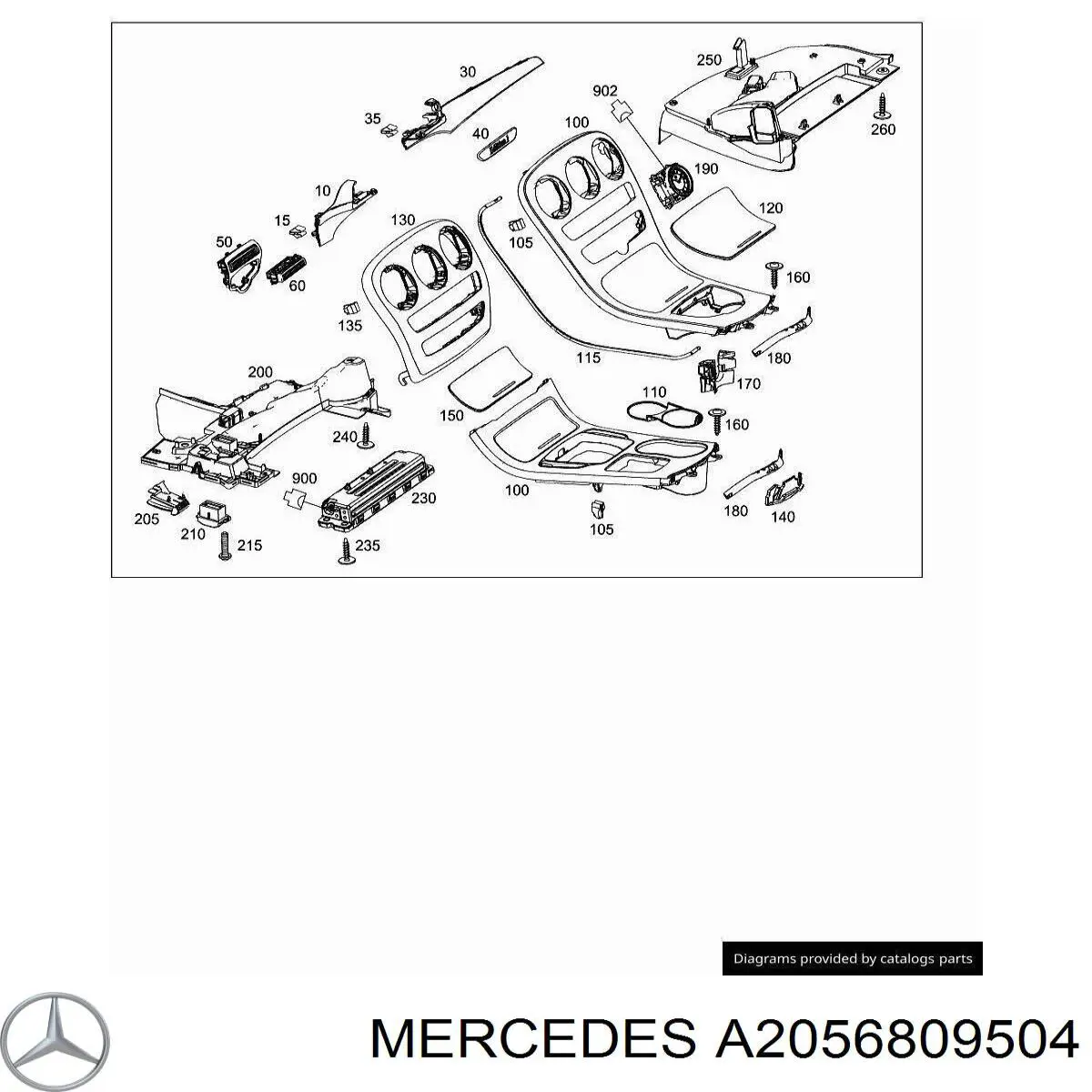 A2056808707 Mercedes 