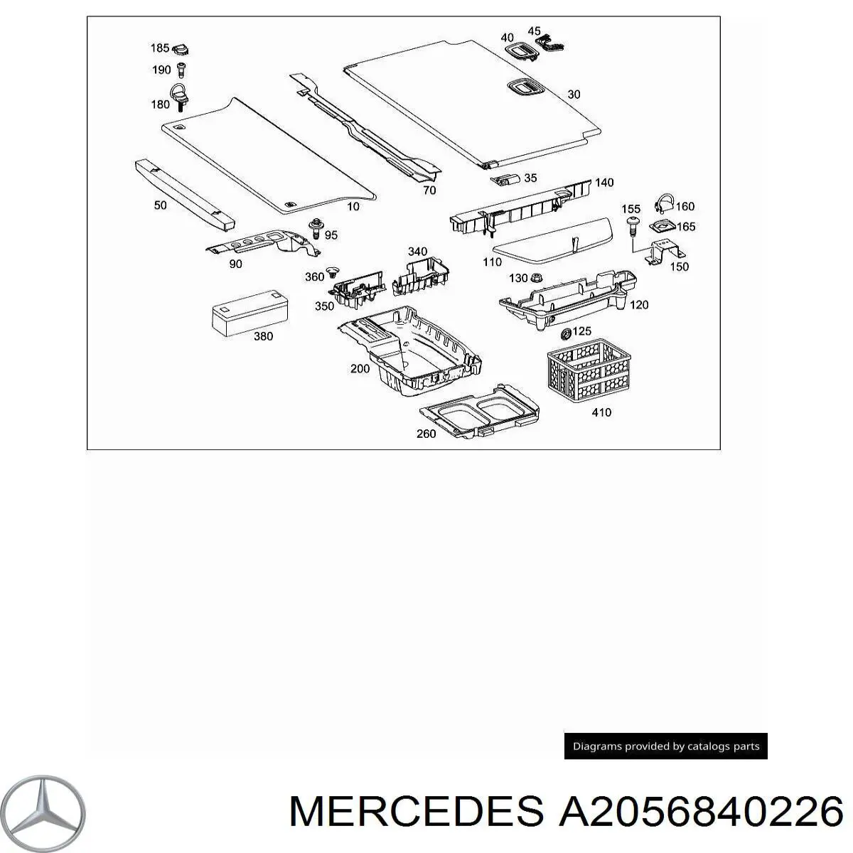 Купити A2056840226 Mercedes 