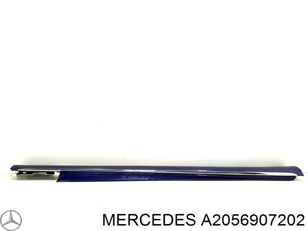 A2056980454 Mercedes Накладка зовнішня (молдинг) порога, правий