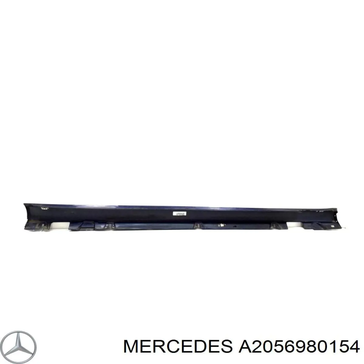 A2056980154 Mercedes Накладка зовнішня (молдинг) порога, лівий