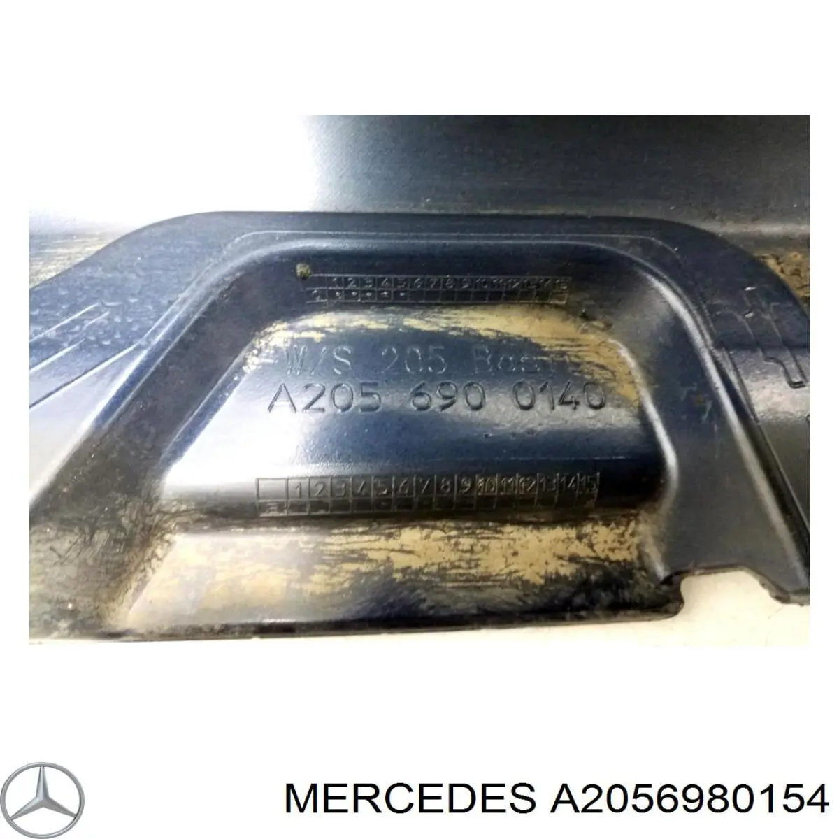 Накладка зовнішня (молдинг) порога, лівий Mercedes A2056980154 ціна, від 120.36 USD