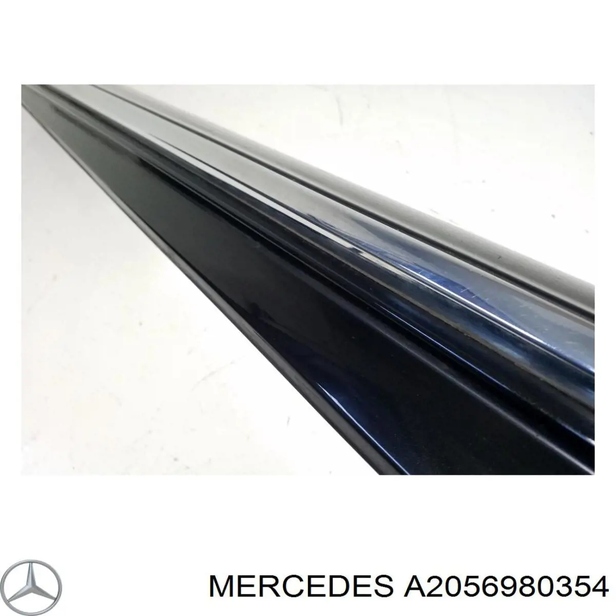 A2056980354 Mercedes Накладка зовнішня (молдинг) порога, лівий