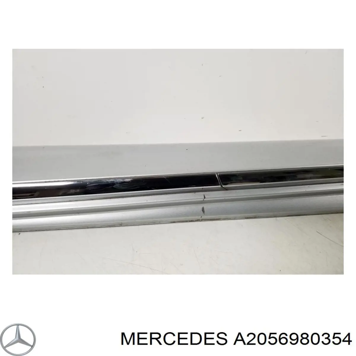 Накладка зовнішня (молдинг) порога, лівий Mercedes A2056980354 ціна, від 88.69 USD
