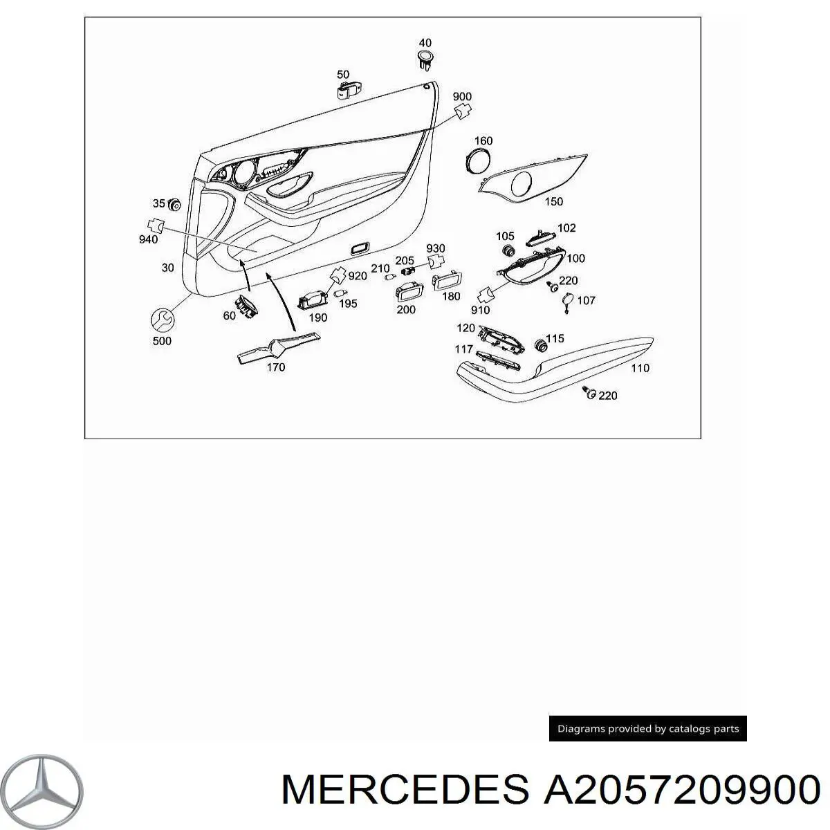 A2057209900 Mercedes 
