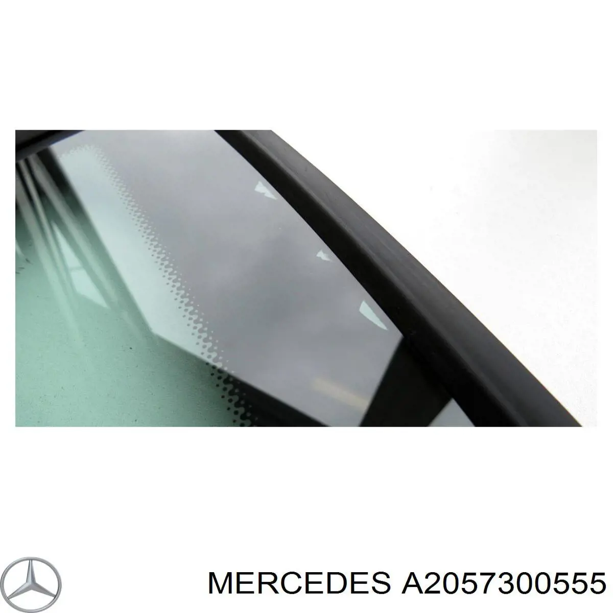 Купити A2057300555 Mercedes Скло-кватирка двері, задній, лівою