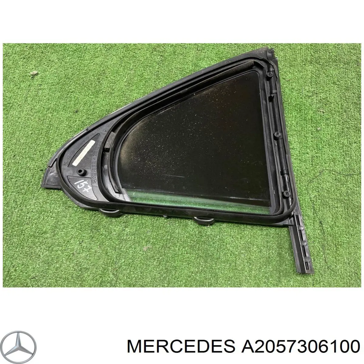 Купити A2057306100 Mercedes Скло-кватирка двері, задньої, лівої