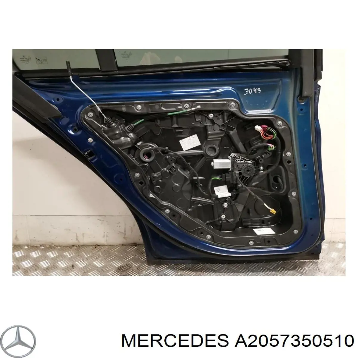 Скло задньої двері лівої Mercedes A2057350510 ціна, від 22.42 USD