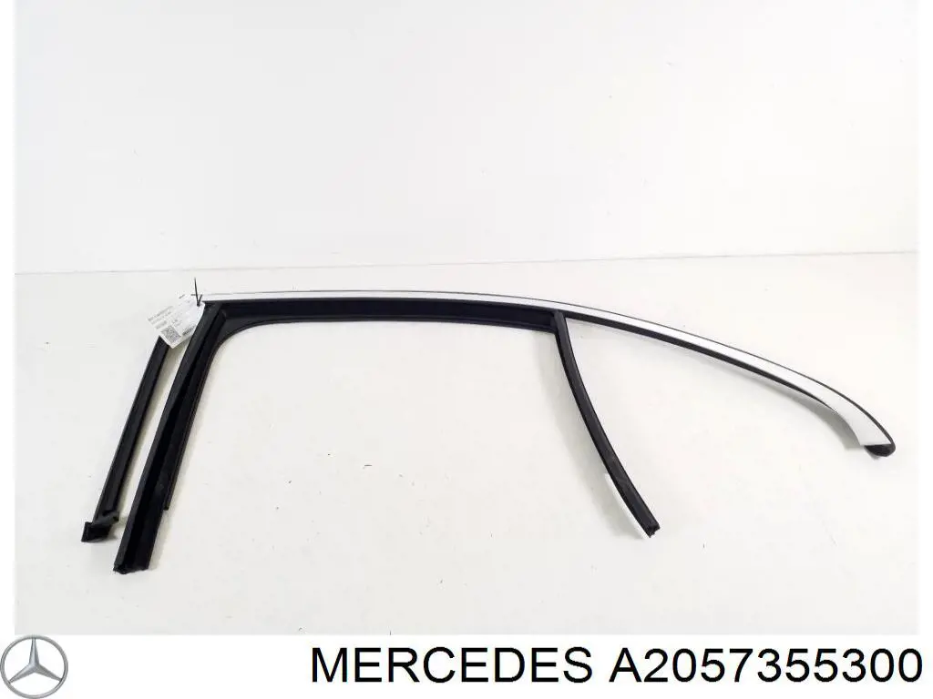 Направляюча скла рамки двері, задньої лівої Mercedes A2057350125 ціна, від 31.67 USD