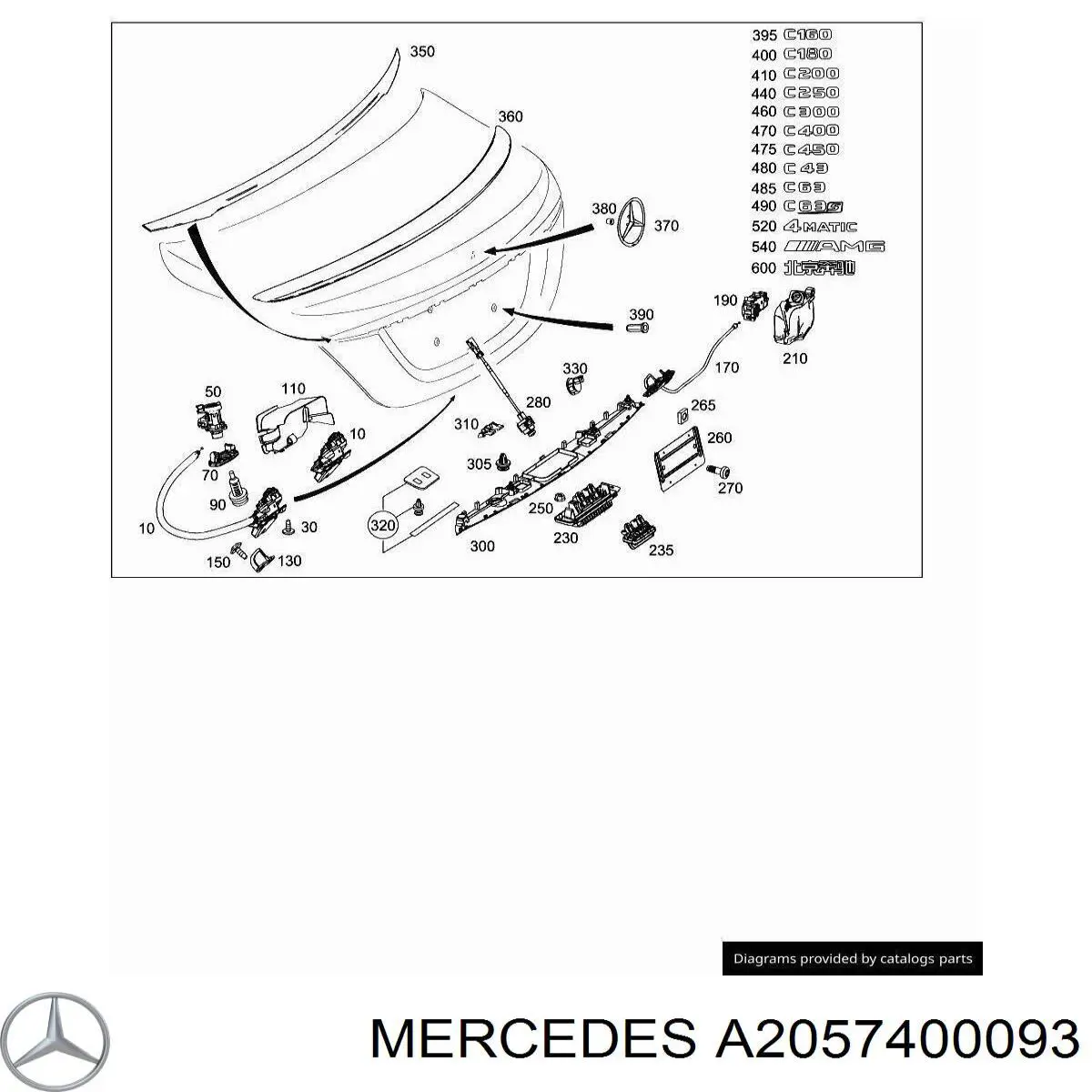 A2057400093 Mercedes 
