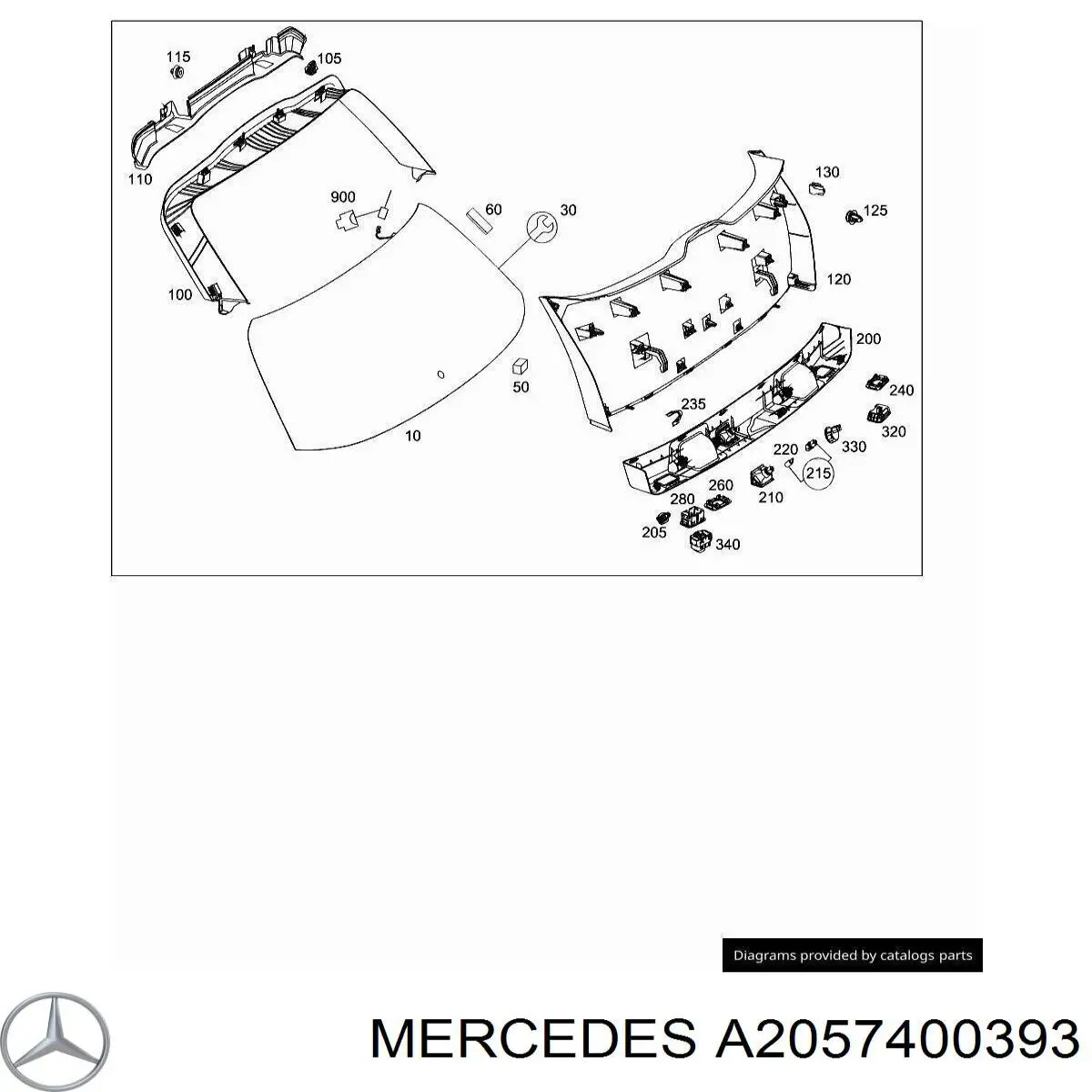A2057400393 Mercedes 