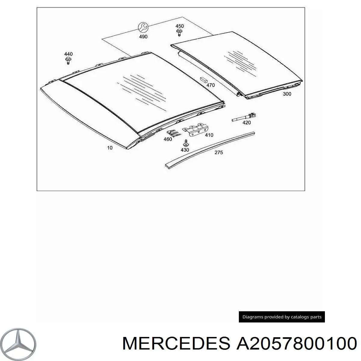 A205780010064 Mercedes 